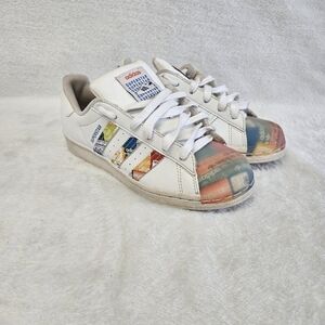 Adidas Multilogo Superstar Sneakers Women's Size 4